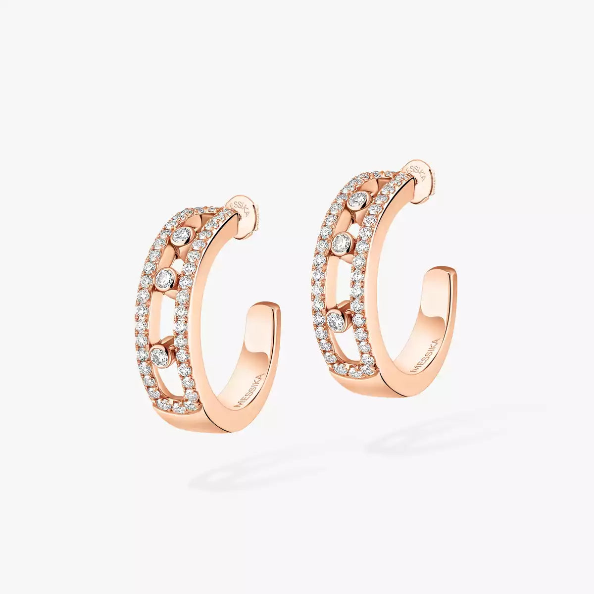 [moco jewelrys ]Diamond Pave_ Hoop Earrings Move