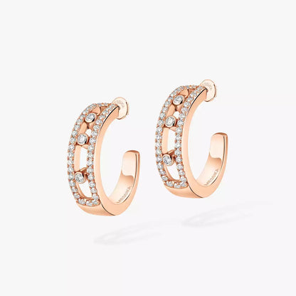 [moco jewelrys ]Diamond Pave_ Hoop Earrings Move