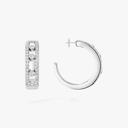 [moco jewelrys ]Diamond Pave_ Hoop Earrings Move