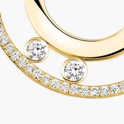 [moco jewelrys ]Move Romane Small Diamond Hoop Earrings