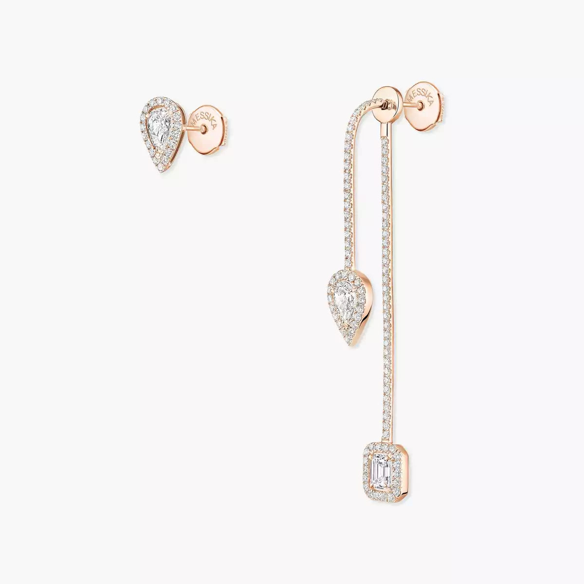 [moco jewelrys ]Diamond Drop Earrings My Twin