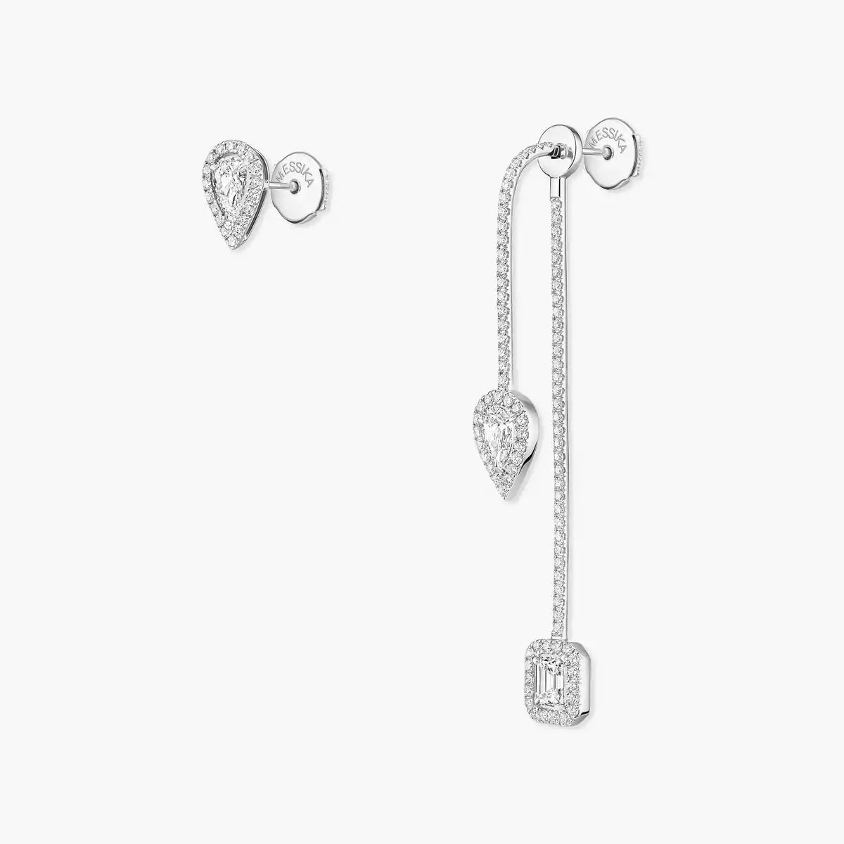 [moco jewelrys ]Diamond Drop Earrings My Twin