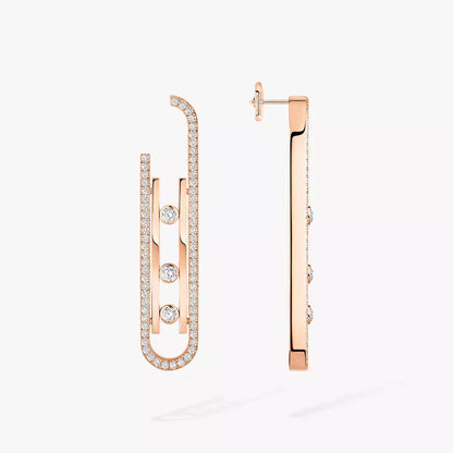 [moco jewelrys ]Diamond Pendant Earrings Move 10Th