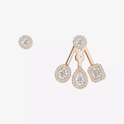 [moco jewelrys ] My Twin Trio  Diamond Earrings