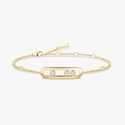[moco jewelrys ]Baby Move Diamond Bracelet