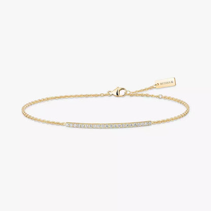 [moco jewelrys ]Diamond Thin Bangle 0.15ct My Twin Toi & Moi