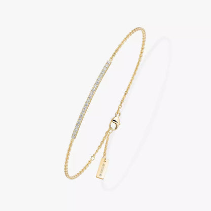 [moco jewelrys ]Diamond Thin Bangle 0.15ct My Twin Toi & Moi