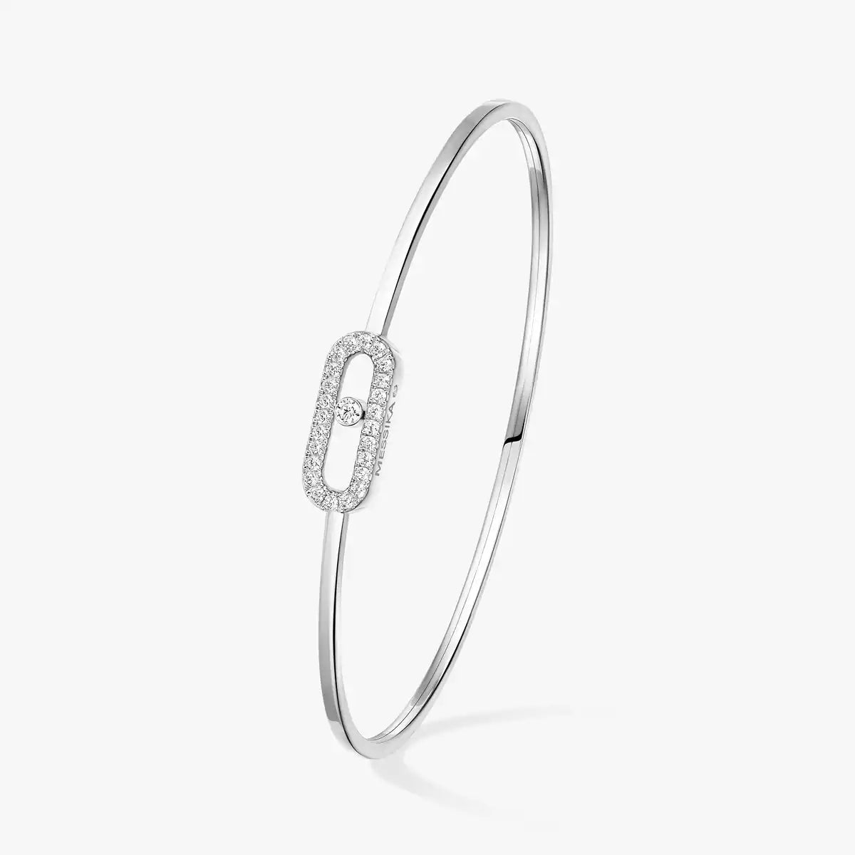 [moco jewelrys ]Move Uno pavé flex bangle medium
