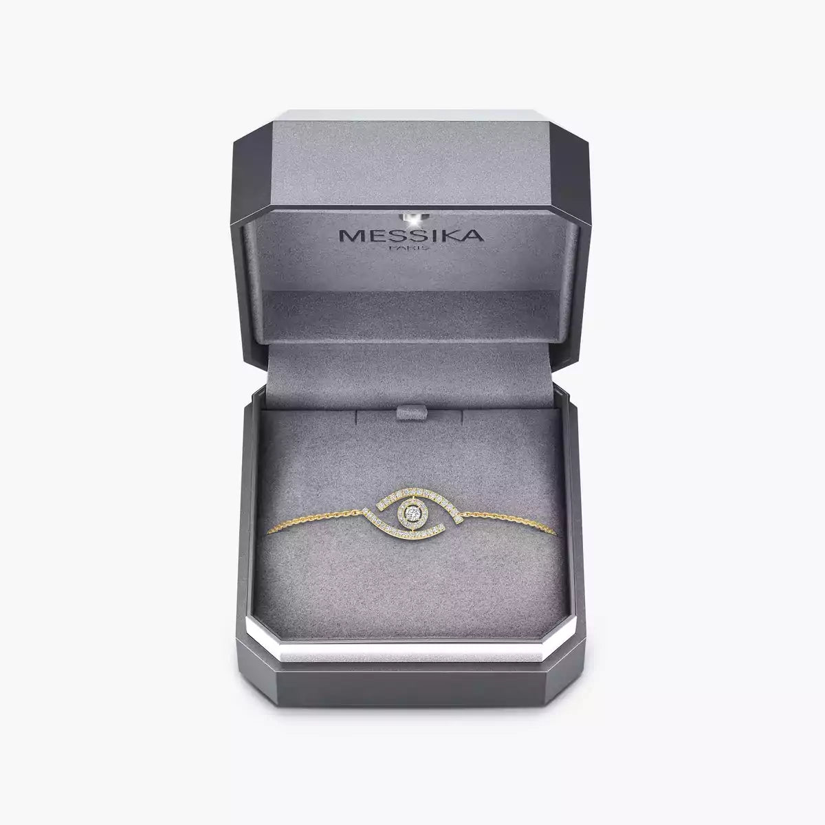 [moco jewelrys]Lucky Eye Pave-Set Diamond Bracelet