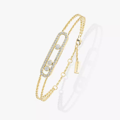 [moco jewelrys ] Move Classique pavé bracelet