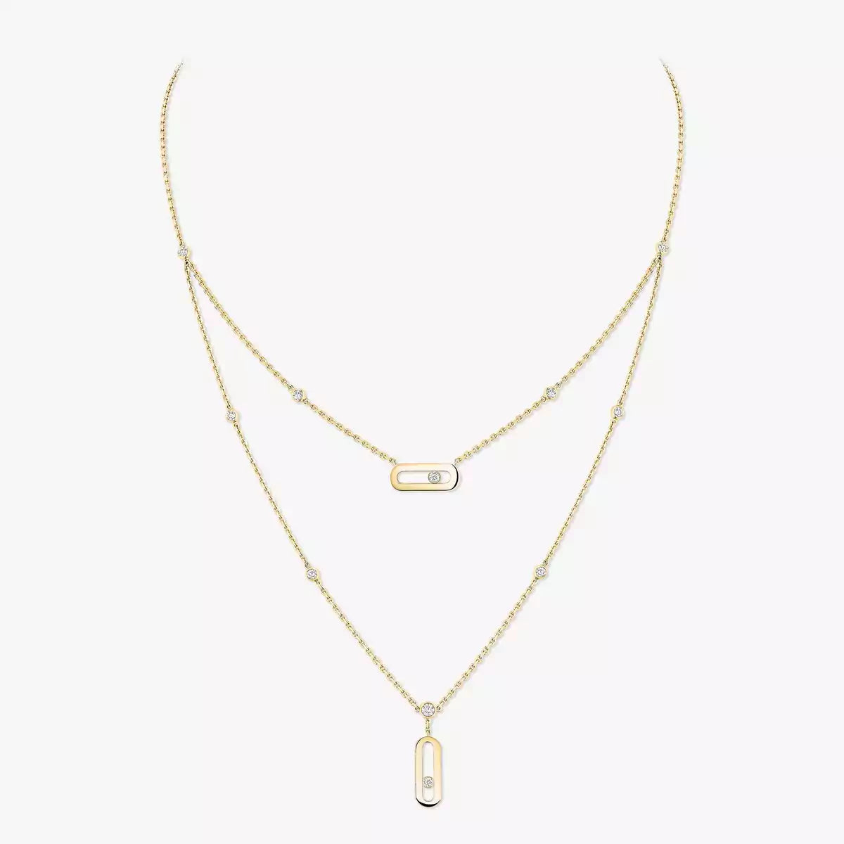[moco jewelrys ] Move Uno Diamond Necklace