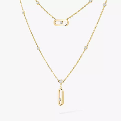 [moco jewelrys ] Move Uno Diamond Necklace