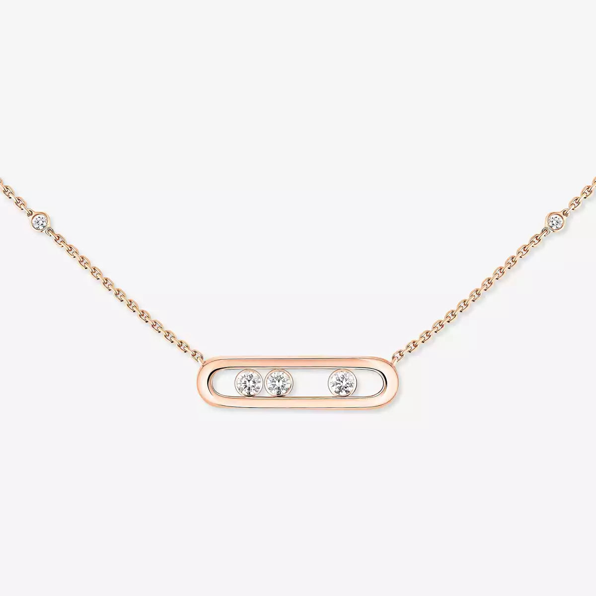 [moco jewelrys ] Baby Move Gold Diamond Necklace