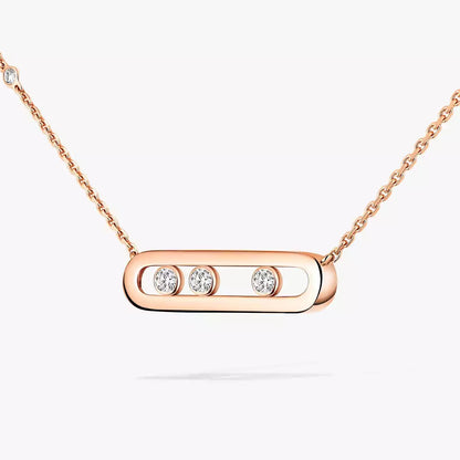 [moco jewelrys ] Baby Move Gold Diamond Necklace