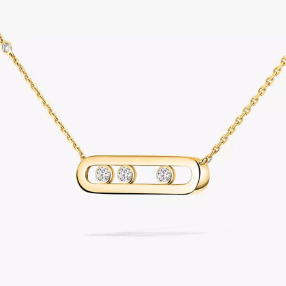 [moco jewelrys ] Baby Move Gold Diamond Necklace
