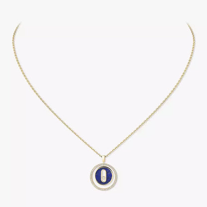[moco jewelrys]Lucky Move Diamond Necklace in Rose Gold and White Mother-of-Pearl