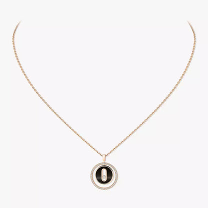 [moco jewelrys]Lucky Move Diamond Necklace in Rose Gold and White Mother-of-Pearl