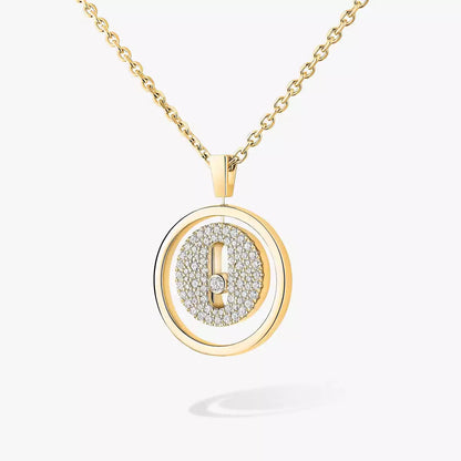 [moco jewelrys] Lucky Move Diamond Necklace