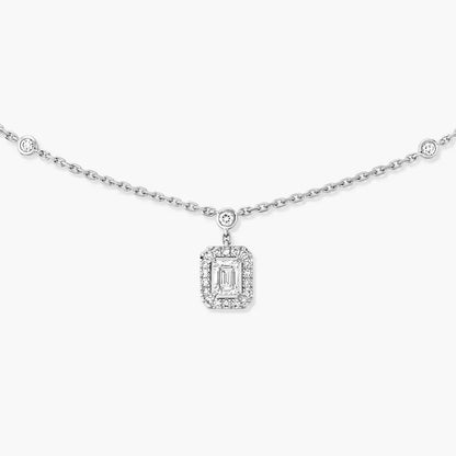 [moco jewelrys ]My Twin Diamond Necklace in Silver