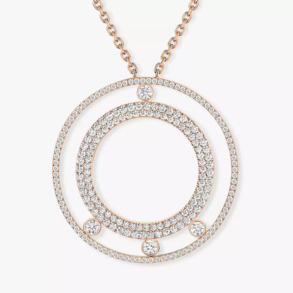 [moco jewelrys ]Move Romane Long Pave_-Set Diamond Necklace