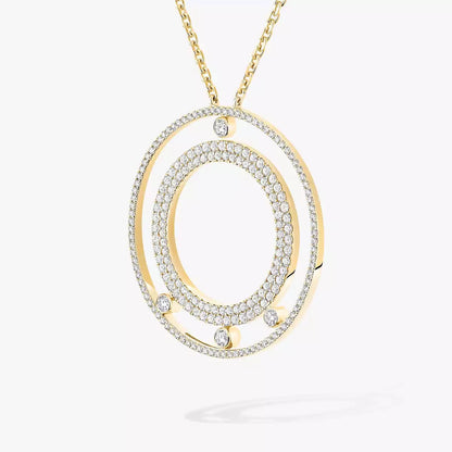 [moco jewelrys ]Move Romane Long Pave_-Set Diamond Necklace