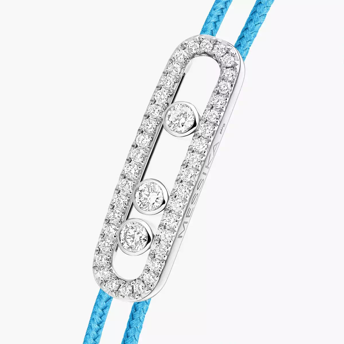 [moco jewelrys ]MK Care(s) pink cord pavé bracelet