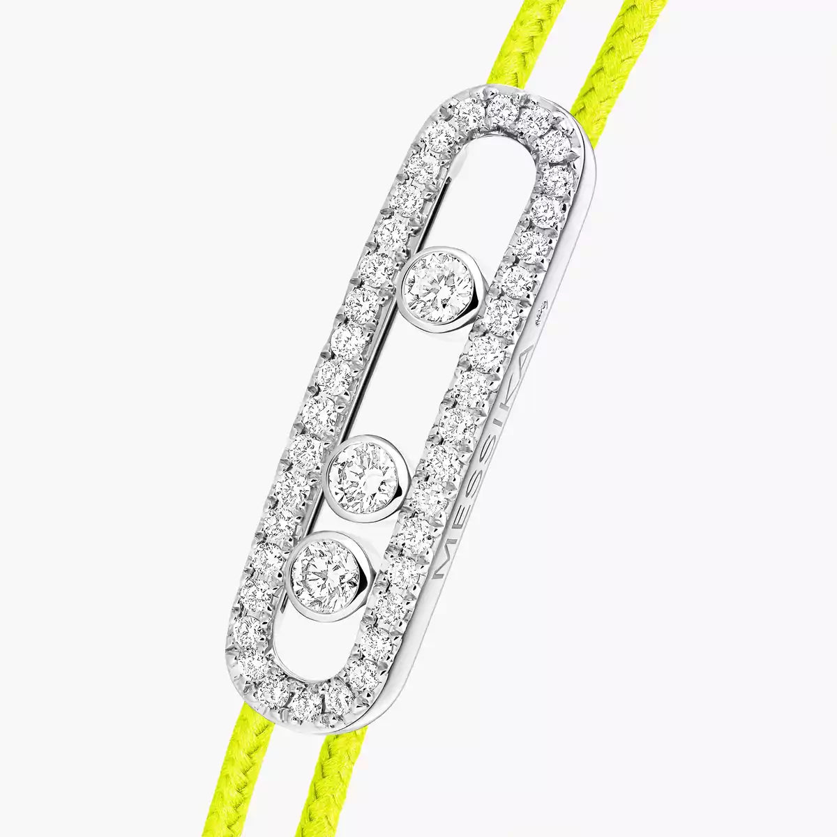 [moco jewelrys ]MK Care(s) pink cord pavé bracelet