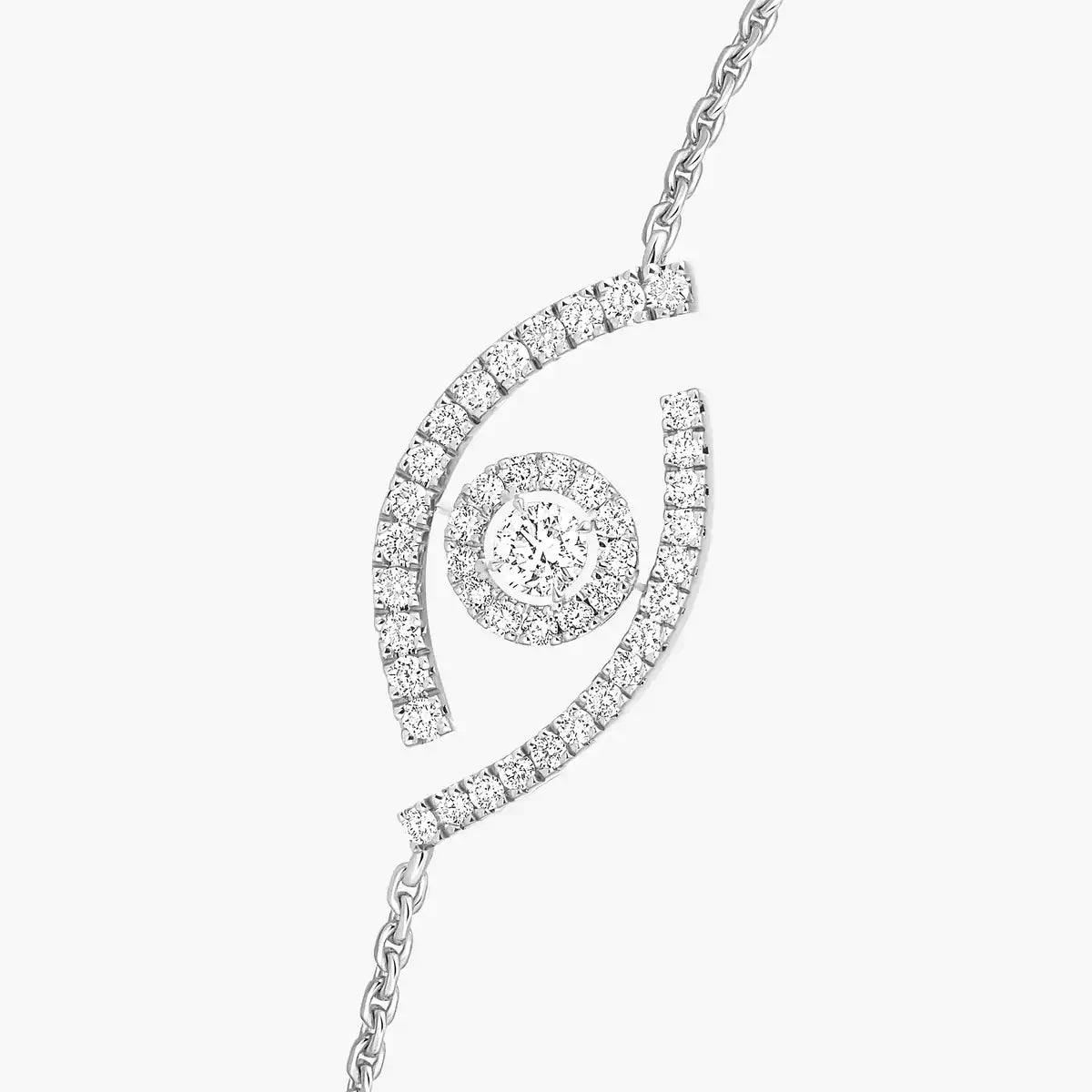 [moco jewelrys]Lucky Eye Pave-Set Diamond Bracelet