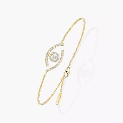 [moco jewelrys]Lucky Eye Pave-Set Diamond Bracelet