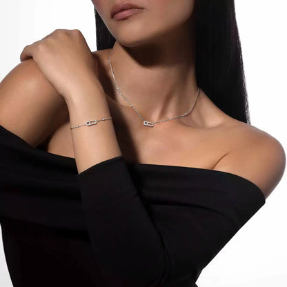 [moco jewelrys ]Move Uno Diamond Bracelet