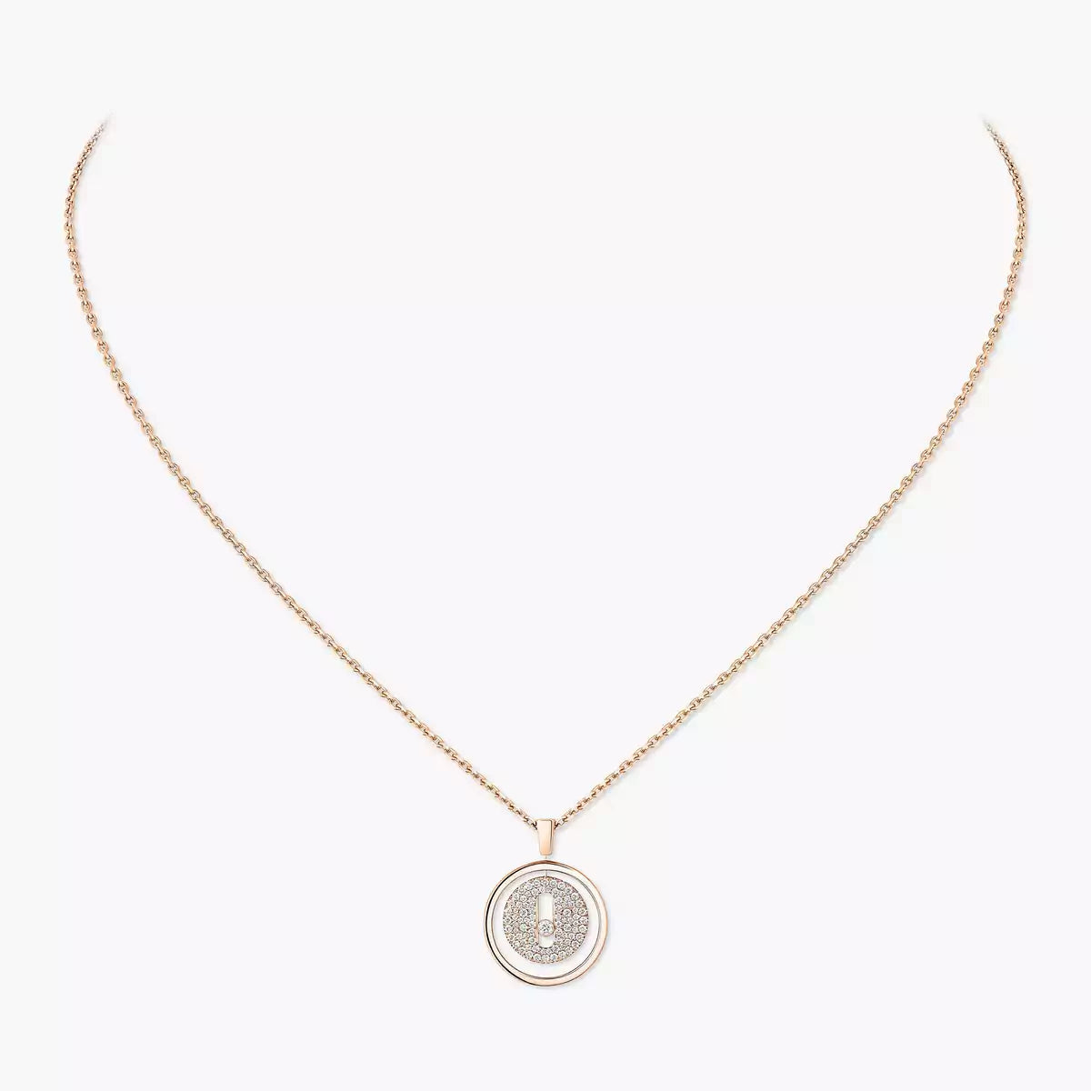 [moco jewelrys] Lucky Move Diamond Necklace