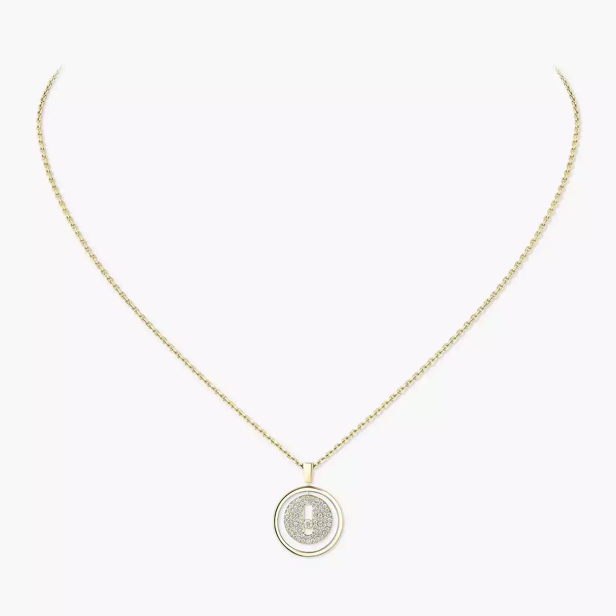 [moco jewelrys] Lucky Move Diamond Necklace