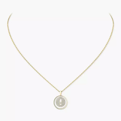 [moco jewelrys] Lucky Move Diamond Necklace