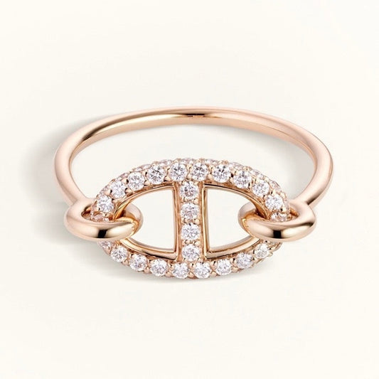 [moco jewelrys]RONDE SMALL DIAMOND RING