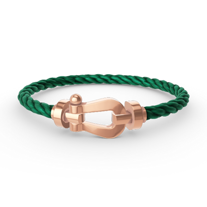[moco jewelrys]FORCE LARGE HORSESHOE NO DIAMOND BRACELET ROSE GOLD