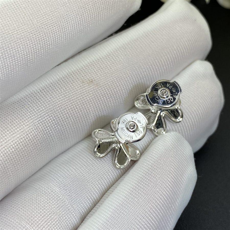 [moco jewelrys]FRIVOLE MINI SILVER FLOWER EARRINGS