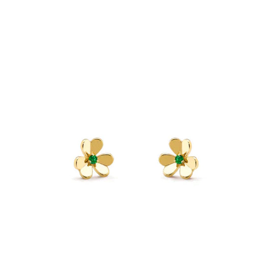 [moco jewelrys]FRIVOLE  FLOWER MALACHITE EARRINGS
