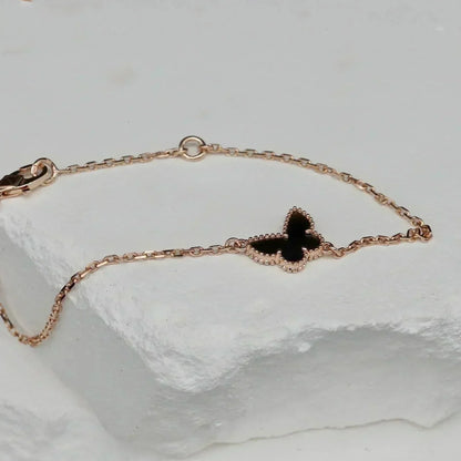 [moco jewelrys]BUTTERFLY ONYX  BUTTERFLY BRACELET