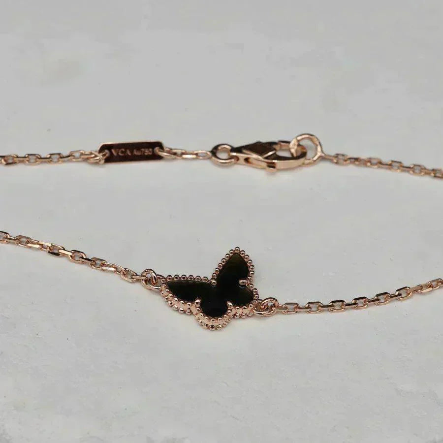 [moco jewelrys]BUTTERFLY ONYX  BUTTERFLY BRACELET