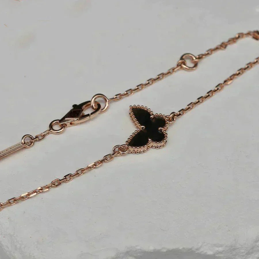 [moco jewelrys]BUTTERFLY ONYX  BUTTERFLY BRACELET