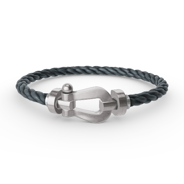 [moco jewelrys]FORCE LARGE HORSESHOE NO DIAMOND BRACELET SILVER