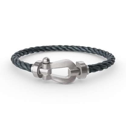 [moco jewelrys]FORCE LARGE HORSESHOE NO DIAMOND BRACELET SILVER