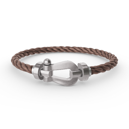 [moco jewelrys]FORCE LARGE HORSESHOE NO DIAMOND BRACELET SILVER