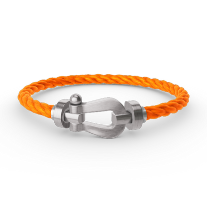 [moco jewelrys]FORCE LARGE HORSESHOE NO DIAMOND BRACELET SILVER