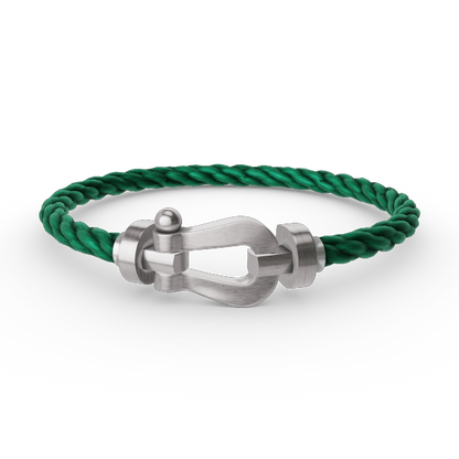 [moco jewelrys]FORCE LARGE HORSESHOE NO DIAMOND BRACELET SILVER