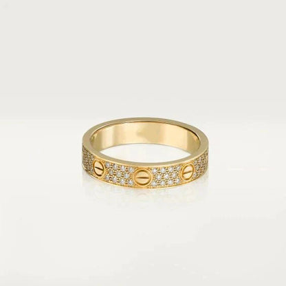 [moco jewelrys]LOVE RING 3.6MM DIAMOND PAVED