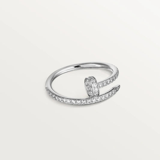 [moco jewelrys]JUSTE RING 1.8MM SILVER DIAMONDS